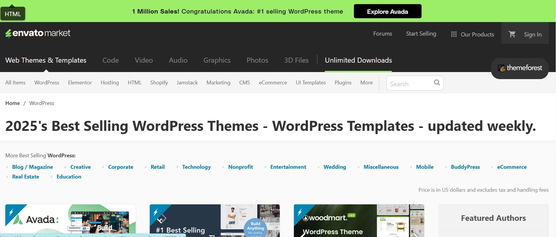 themeforest.net 워드프레스